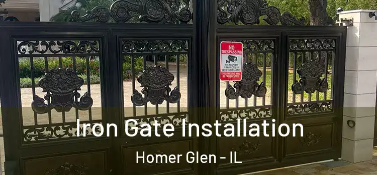 Iron Gate Installation Homer Glen - IL